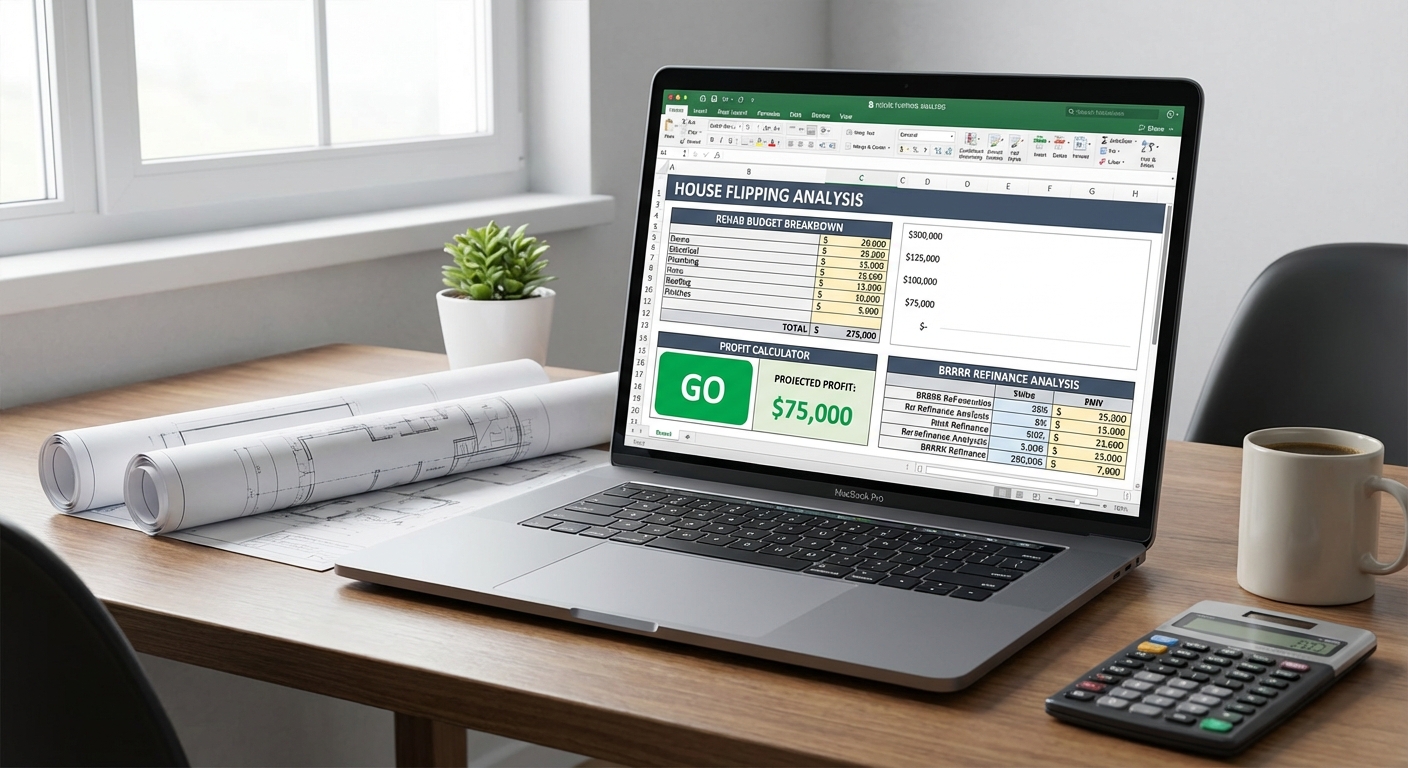 BRRRR Deal Calculator template preview